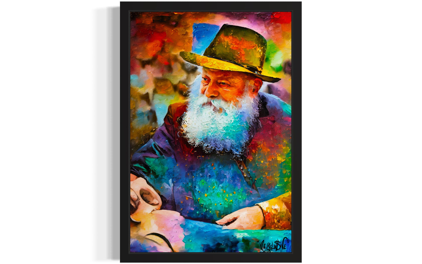 “Abstract colored REBBE”